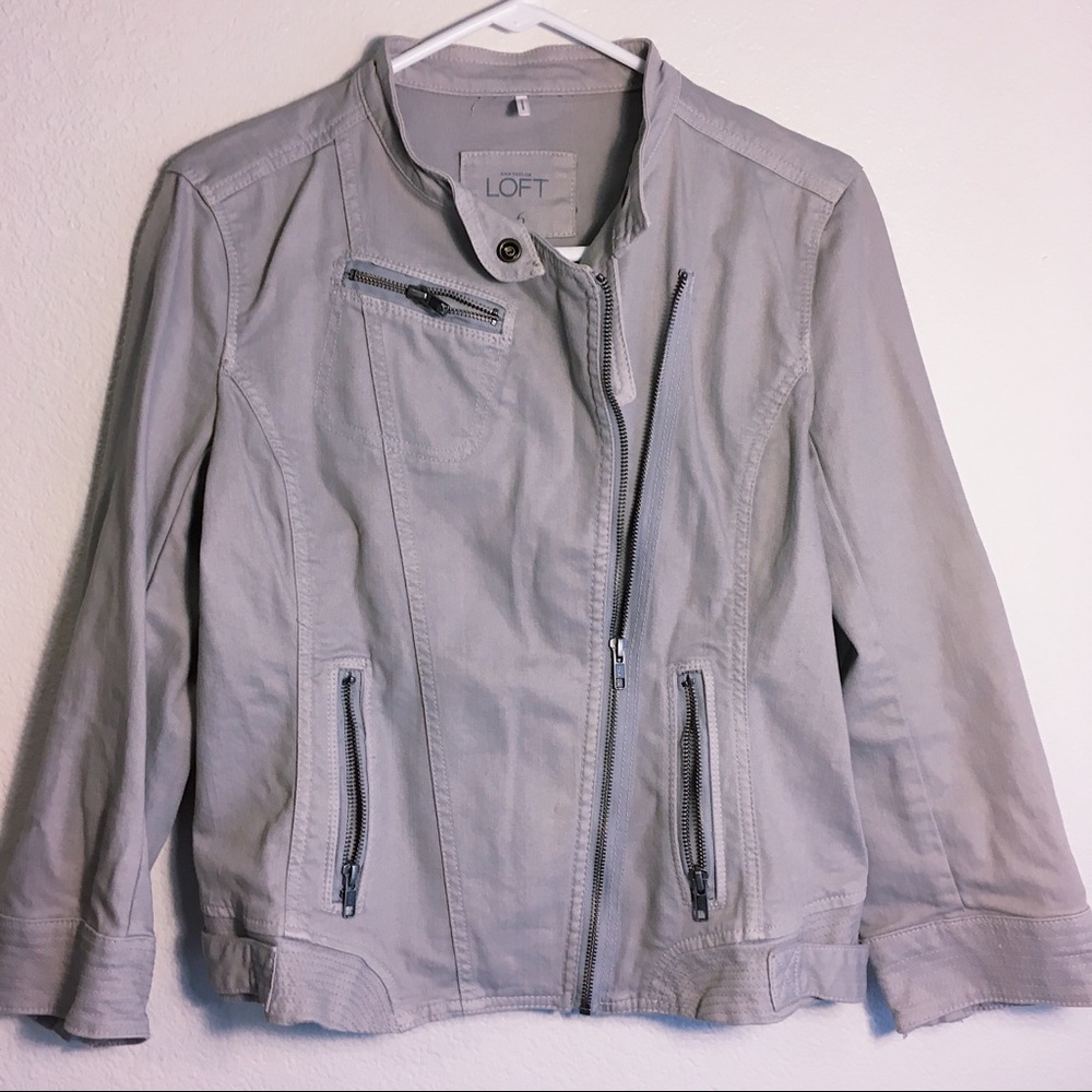 Ann Taylor Loft Size 6 Moto Jacket